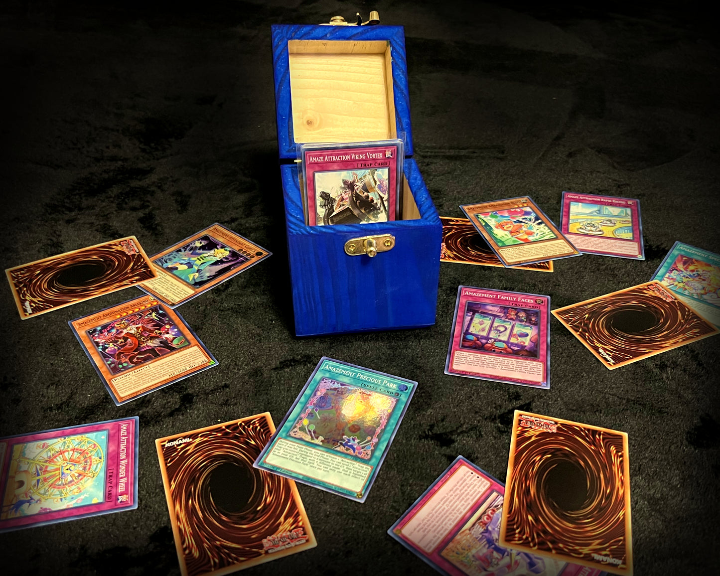 Blue Trading Card Box