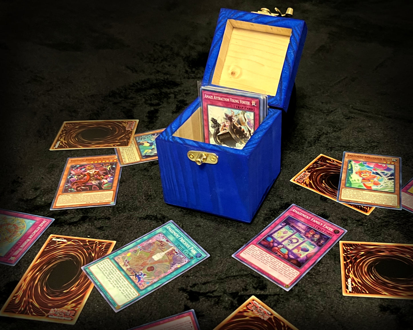 Blue Trading Card Box