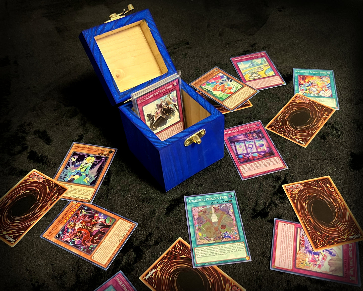 Blue Trading Card Box