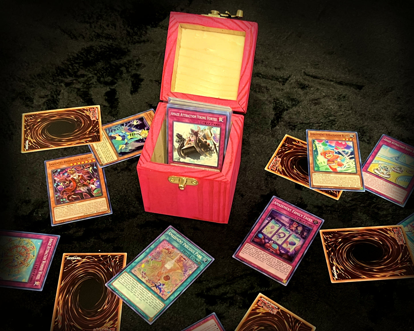 Pink Trading Card Box