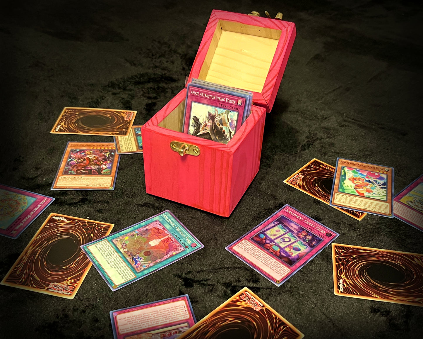 Pink Trading Card Box