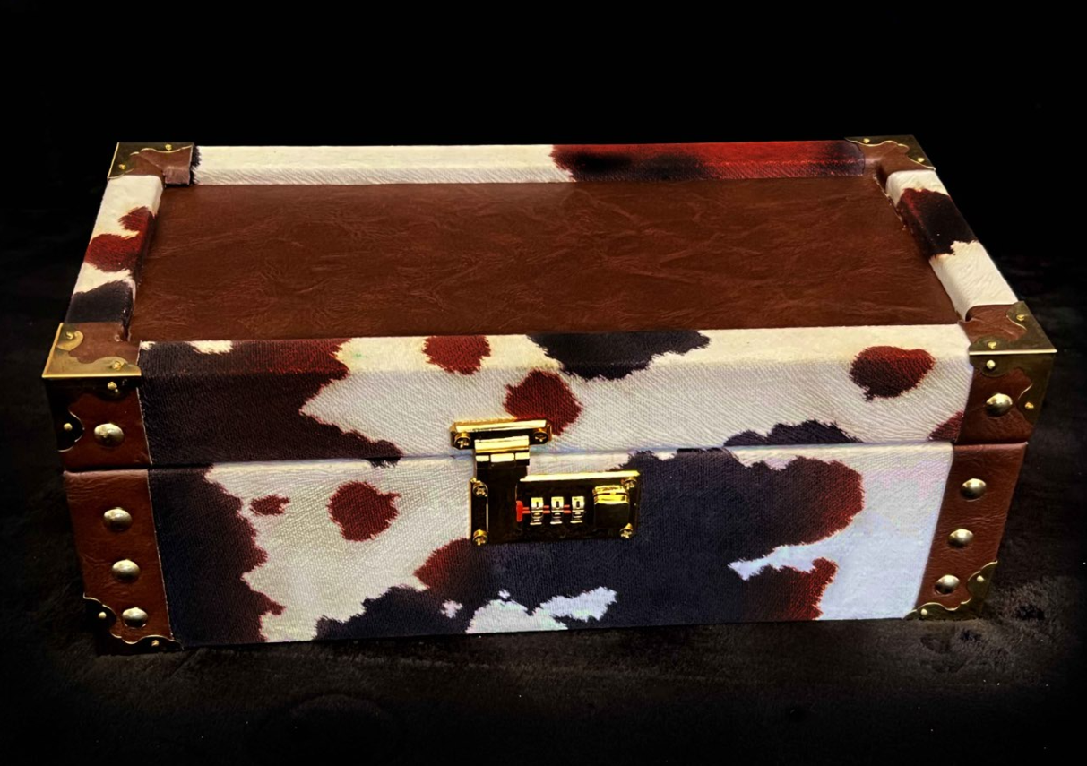 Cow Print Hoard Box